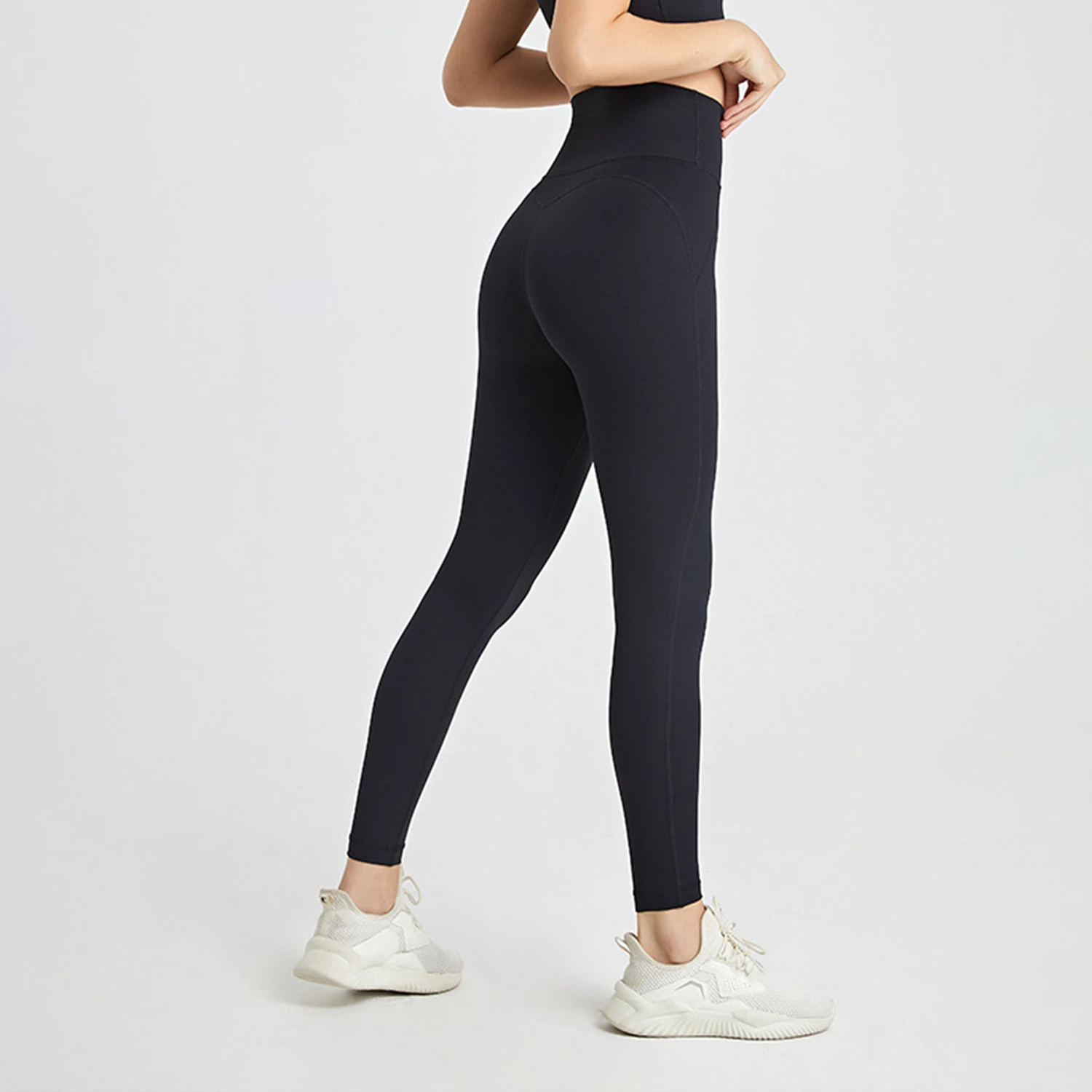 Women Sport Leggings High Waist Slim Yoga Pants Hip-Lifting Running Trousers Girls Quick Dry Gym Fitness Tights Pant With Pocket image 2