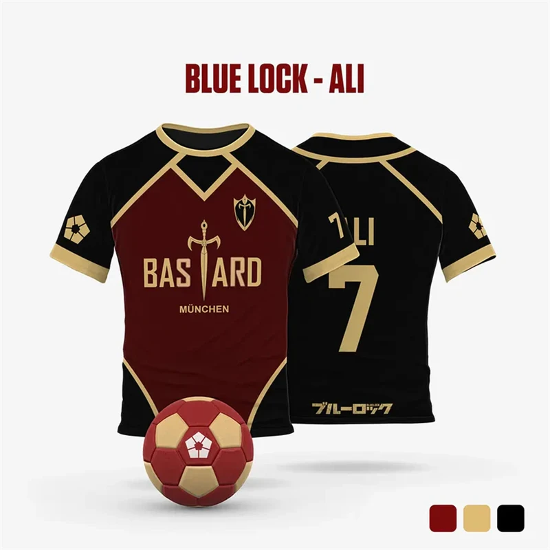 2025 Anime Blue Lock Yukimiya Jersey 3D Print Men Sport T Shirt Fashion Harajuku Manga Short Sleeve Children Unisex Tee Y2k Tops image 2