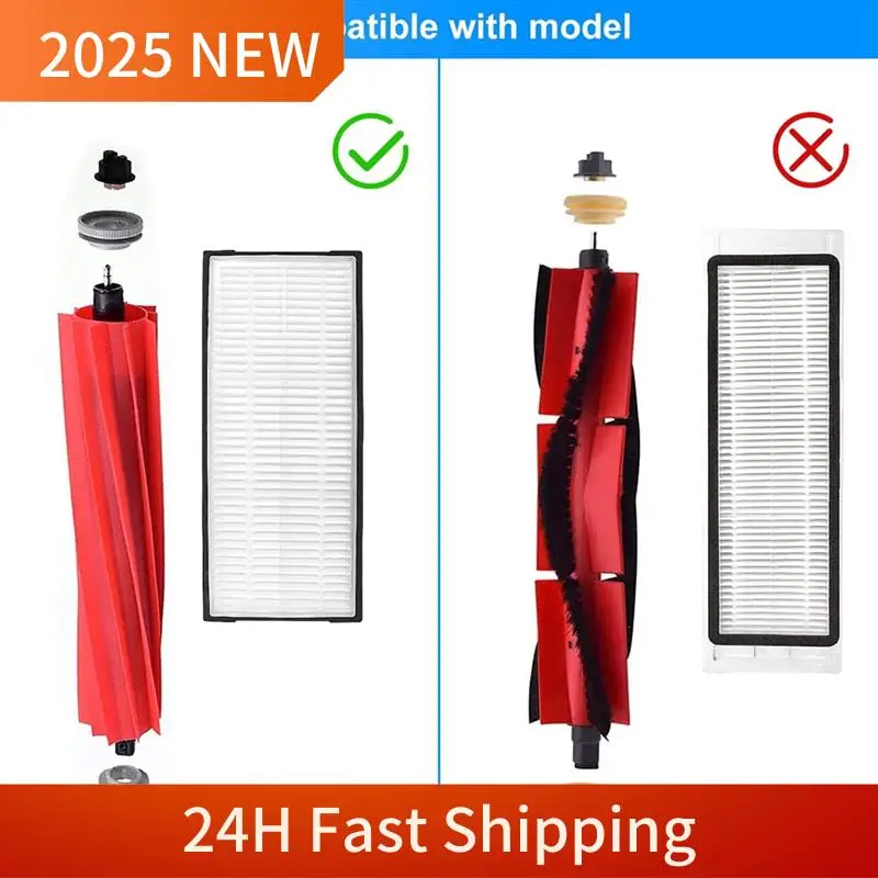 2025 Trend 34PCS Replacement Accessories For Xiaomi Roborock S7 Maxv /Plus/Ultra /S7 Pro Ultra /G10S /G10S Pro Robot Vacuum Clea
