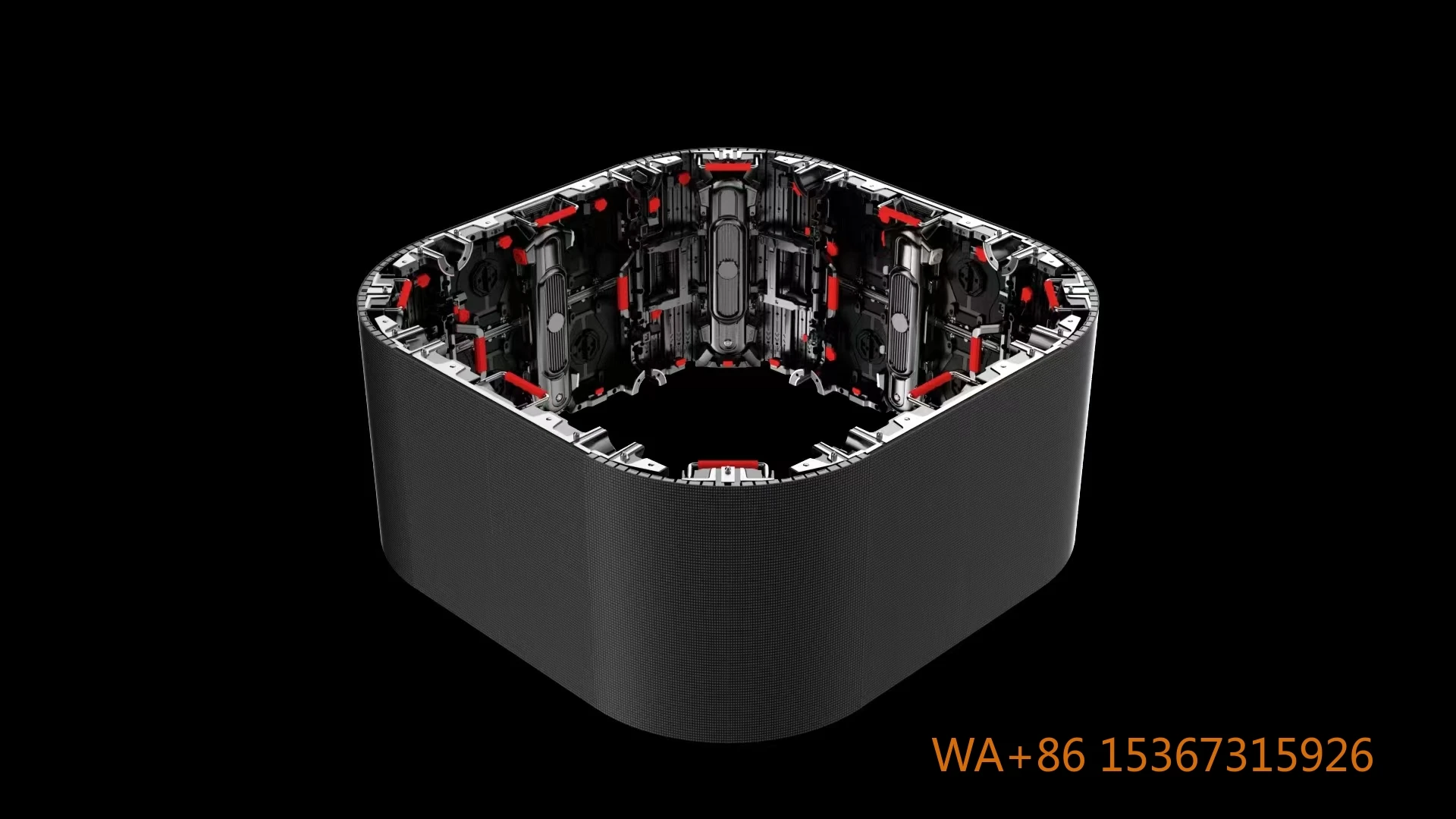 

P2.97 Round LED Screen 500*500mm 3840Hz Adjustable Flexible Indoor Rental Display