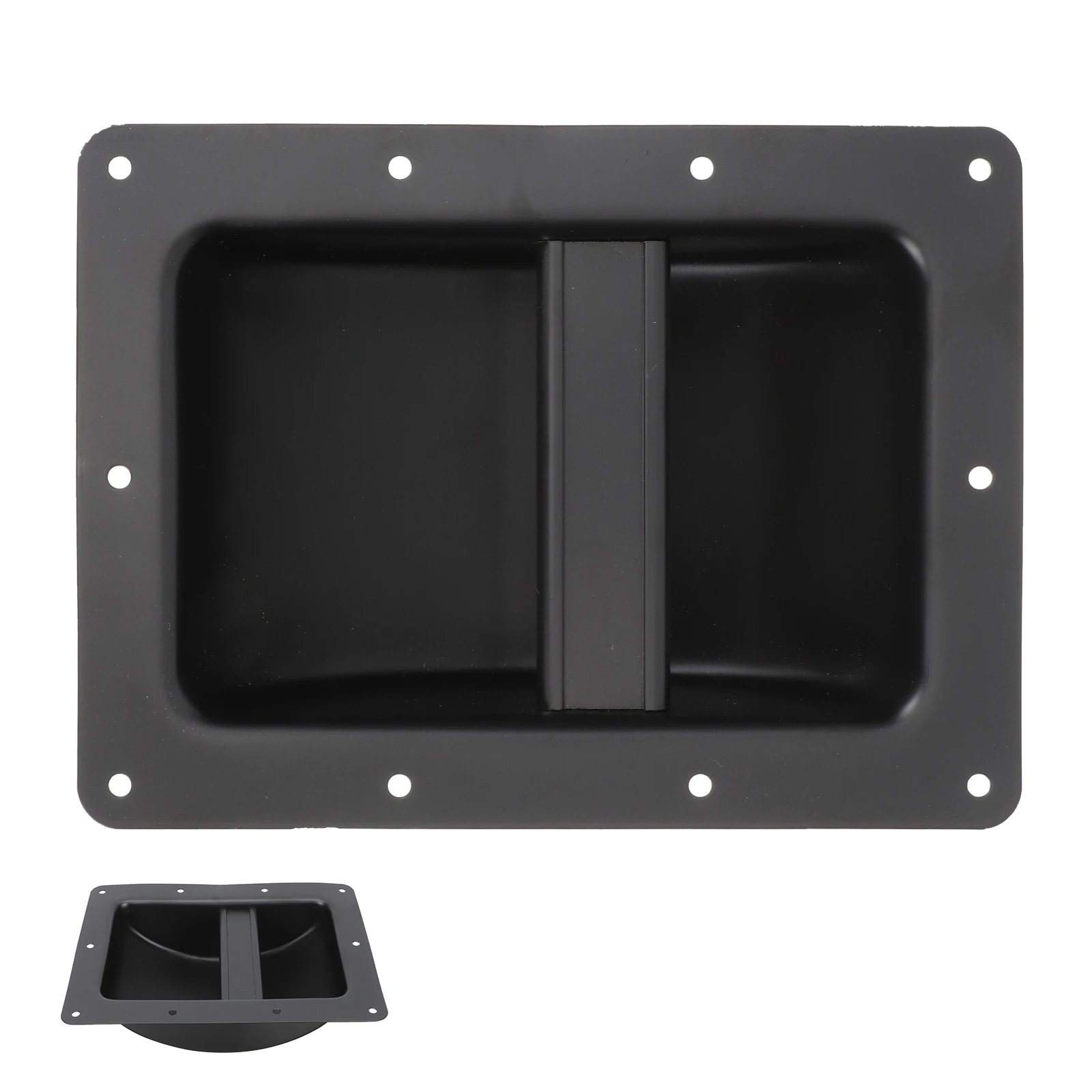 

Black Iron Speaker Handle Heavy Duty Sound Box Handle Scratch Resistant Professional Look Comfort Grip for Speakers and