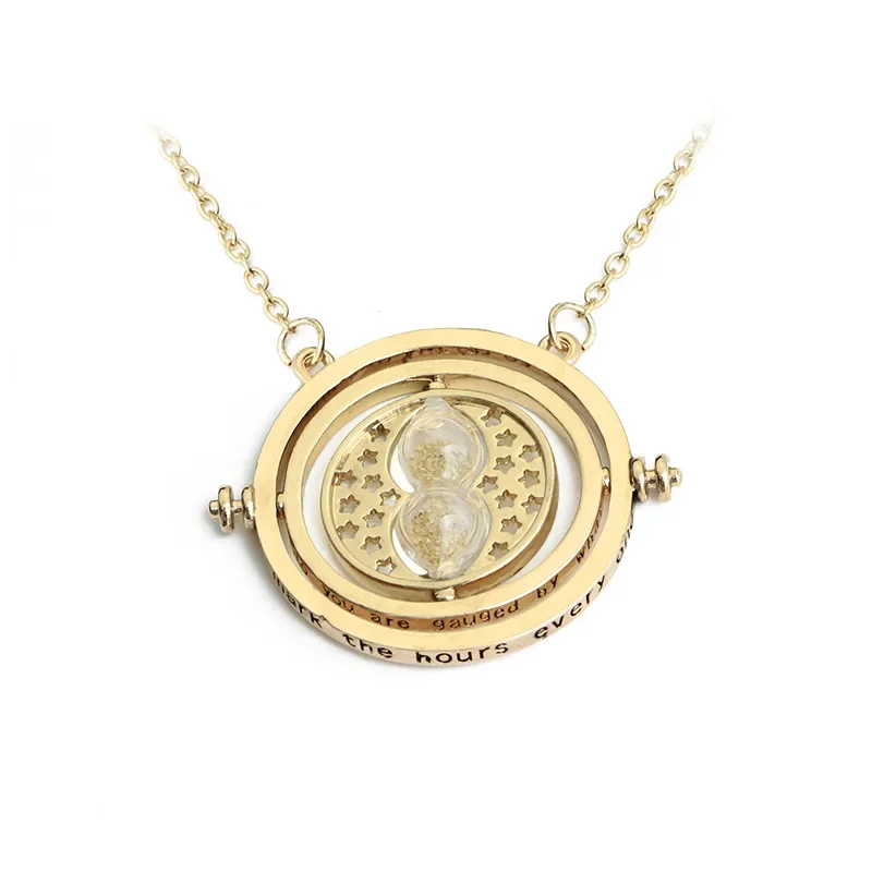 Neuer Harry Potter Goldener Schnatz Zeitmesser Sanduhr 360° Drehbar Cosplay-Requisiten Astronomischer Zeitwandler für Fans der Zauberschule