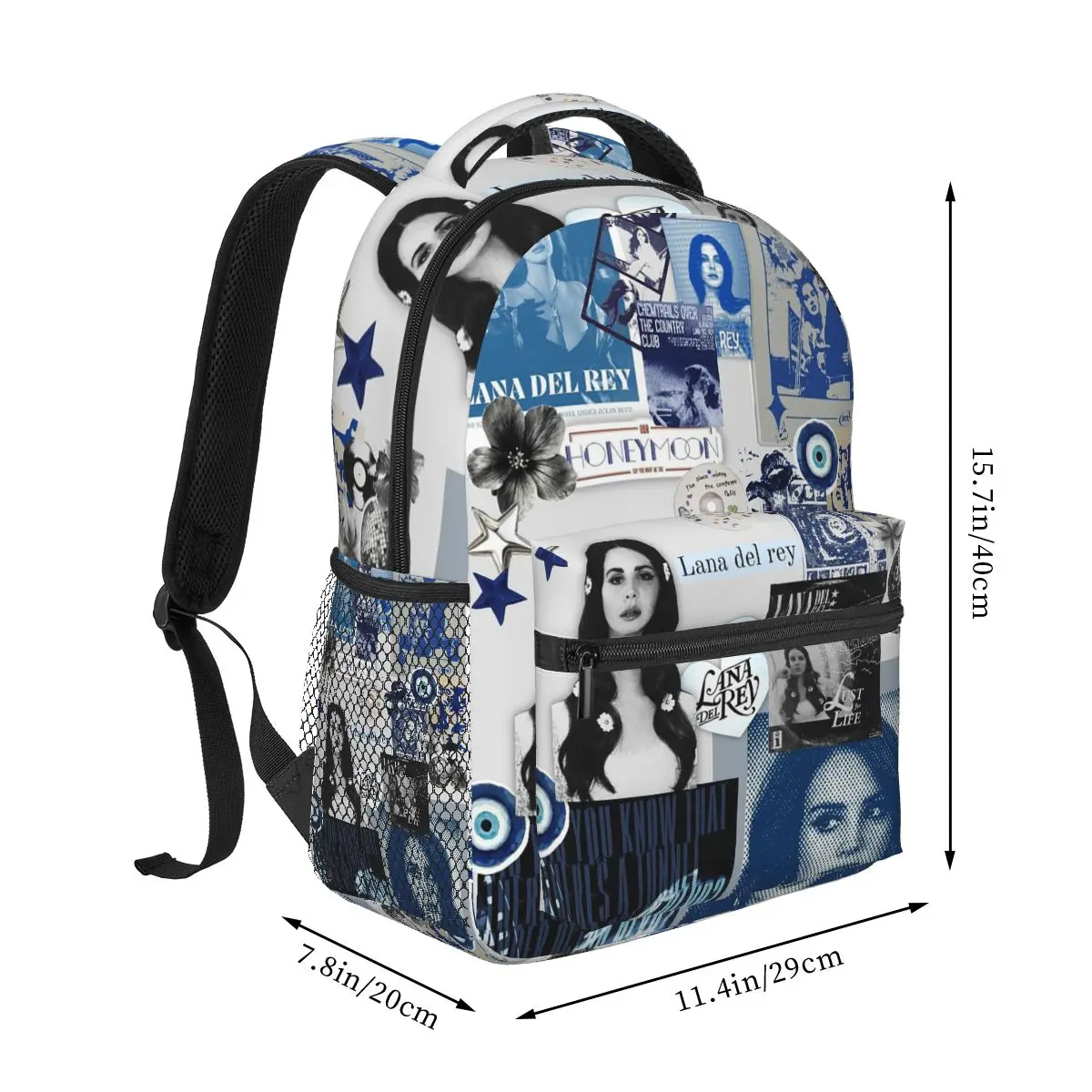 Singer Lana Del Rey Print Backpacks Boys Girls Bookbag Children School Bags Cartoon Kids Rucksack Shoulder Bag Large Capacity