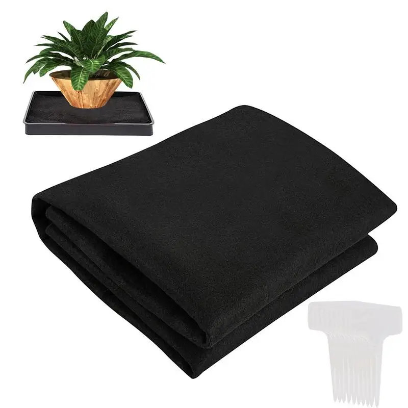 

Plant Watering Mat Thicken Automatic Plant Watering Capillary Mat Practical Garden Plants Irrigation Tools For Vacation Travel