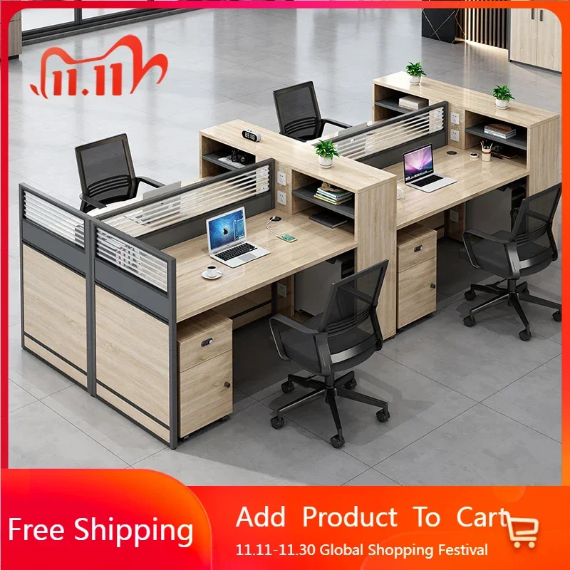 

Wooden Study Office Desk Modern Computer Gaming Bedroom Drawer Office Desk Home Luxury Design Shelves Ufficio Home Furniture