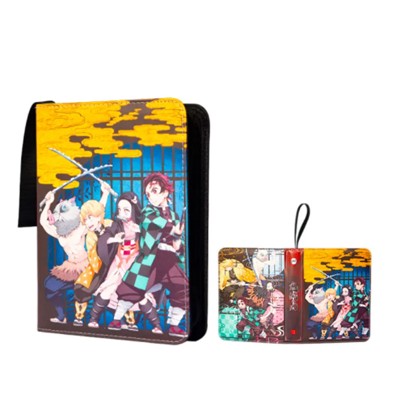 Anime Demon Slayer Collection Kamado Tanjirou 9-Gallery Transparent 50 Pages Children's Toys Boys Surprise Birthday Gifts