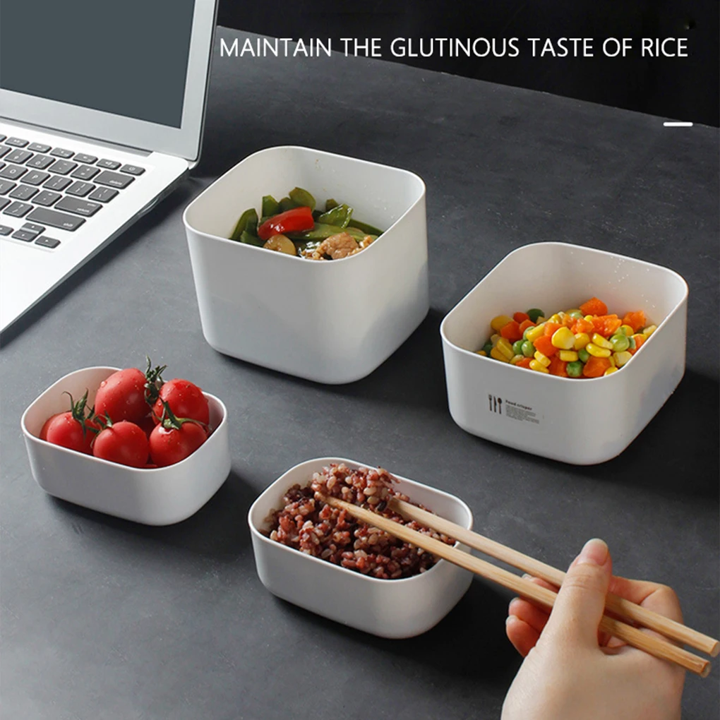 1/5pcsFood Storage Container Coarse Rice Packaged Box Lunch Boxes Vegetables Organizers Home Microwaveable School Office