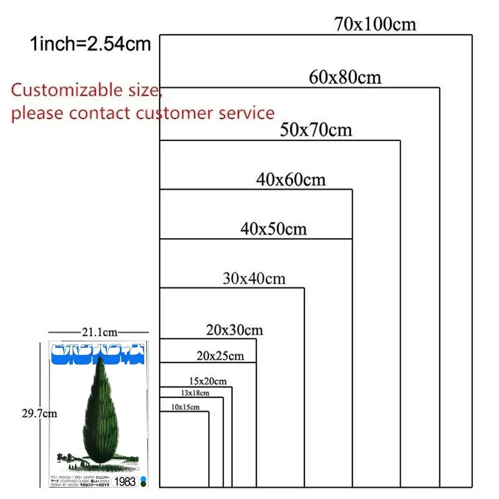 Japoński Plakat Vintage z Różami, Owocami i Drzewami, Łatwy w Montażu, Samoprzylepny, Dekoracja Ścienna HD, Wodoodporny, Odporny na Rozdarcia, Do Domu, Sypialni