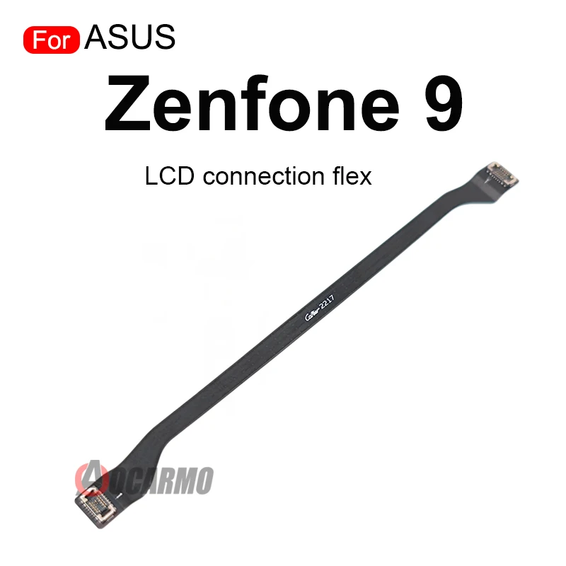 1Pcs For ASUS Zenfone 9 Motherboard Connection Sim Card Reader KB MB Main Board Flex Cable Replacement Parts