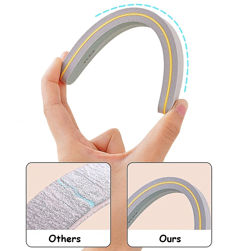 5/10P Nail Buffer Files 100/180 180/240 220/280 Grit Double Sided Sandpaper Sponge Block Nail Polish Manicure Tools Sanding File