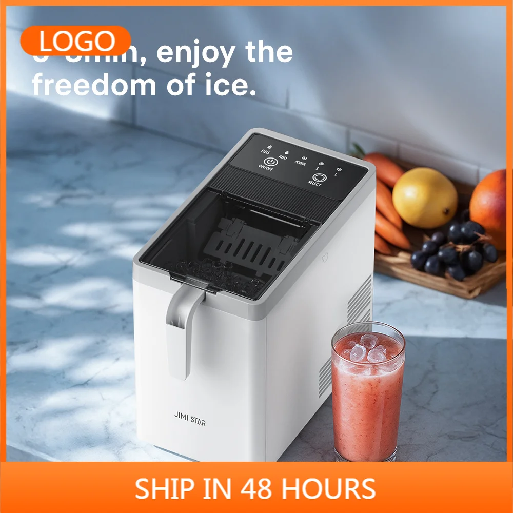 Intelligent Portable Electric Bullet Ice Maker, Mini Customizable Design for  Kitchen