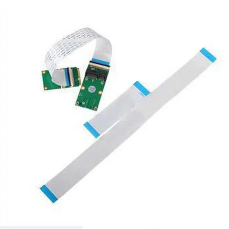 Nuovo Mini PCIe a Mini PCIe Mini pci-e Extender scheda di rete FPC Extend SSD Extend Extender Extension Adapter