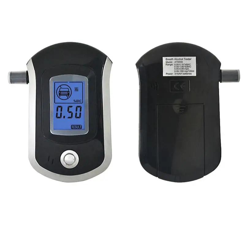 

Digital Alcohol Detector LCD Digital Breath Alcohol Tester Handheld Analyzer Breathalyzer Inhaler Portable Alcohol Meters