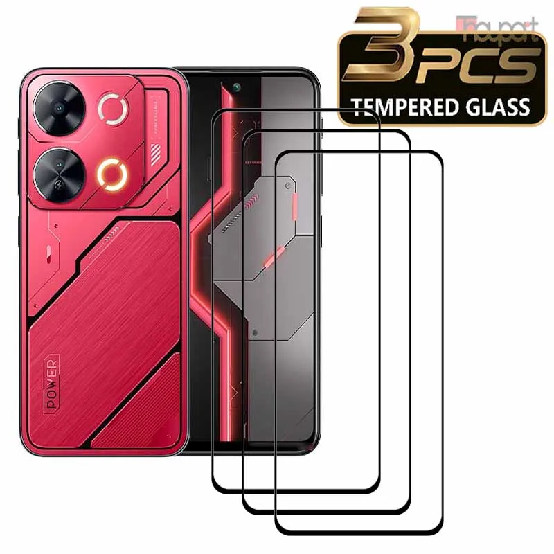 3PCS Tempered Glass For itel P65 Screen Protector 9H Anti-Scratch Front glass film