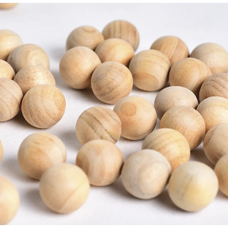 50Pcs Moth Balls Insect Camphor Natural  Wood Wood Ball Mildew Wardrobe Clothes Drawer Pest Control Bug Repellent