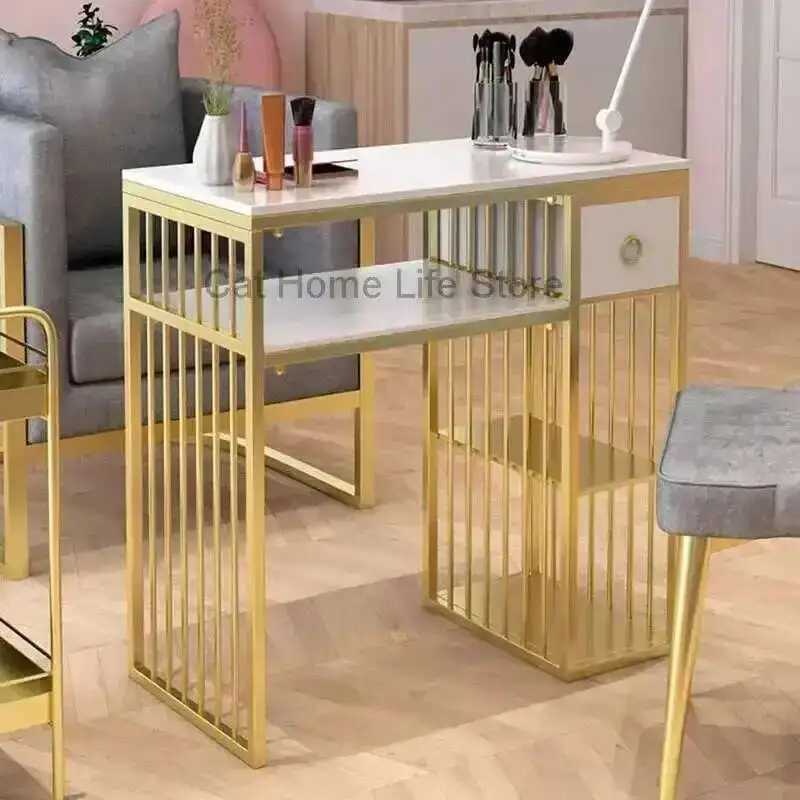 

Desk For Nails Manicure Folding Table Professional Nail Tables Polish Display Cabinet Luxury Salon Manicur Tech Bar Màicure Tabl