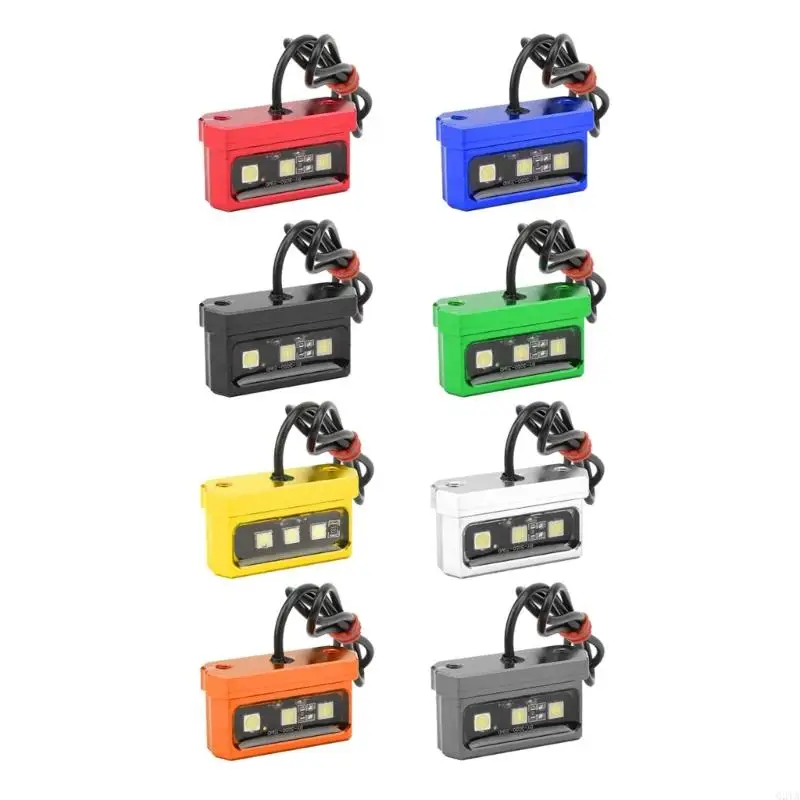 

G2TA 12V Motorcycle 3 LED License Plate Light Mini Waterproof Decoration Light