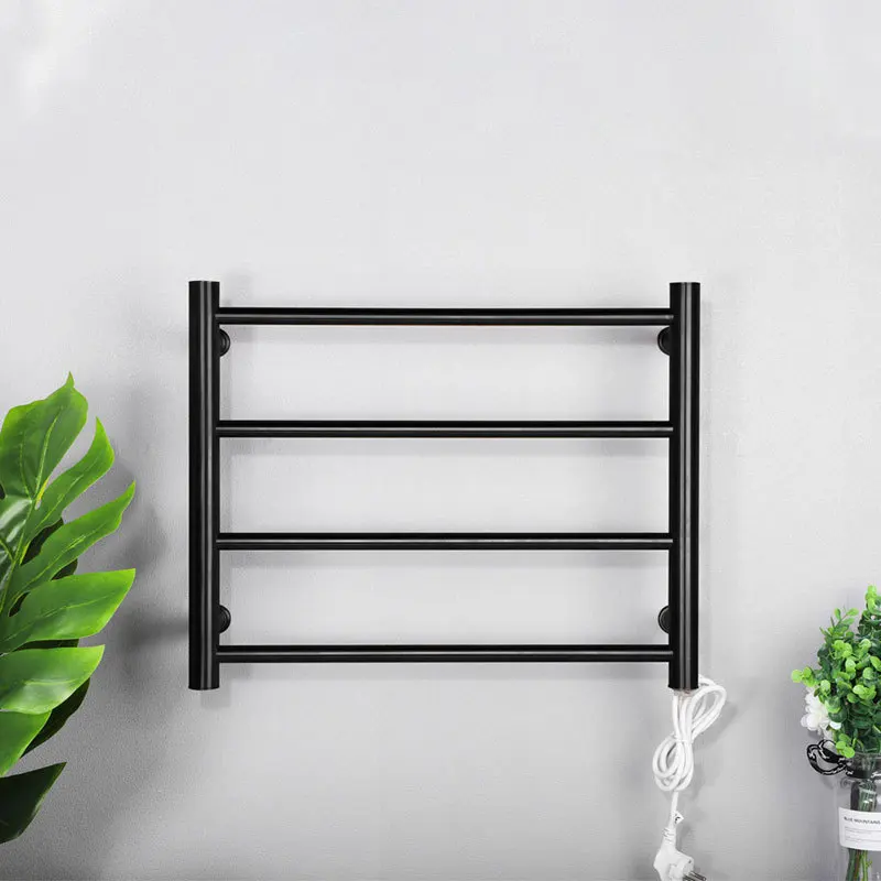 9006 Goud Zwart Verwarming Handdoekenrek Roestvrij Staal Badkamer Badkamer Rack Verwarming Handdoek Bar