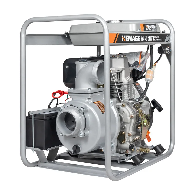 Diesel engine water pump 2 inch/3 inch/4 inch/6 inch double cylinder 8 inch irrigation signal prevention pump drainage diesel pu