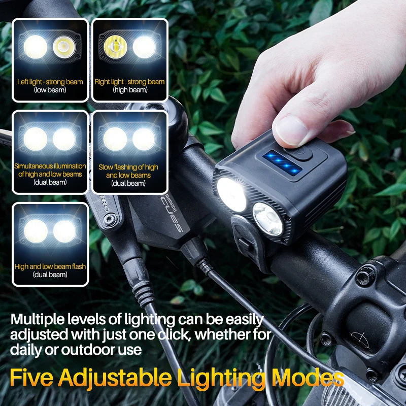 

Bicycle Lights Night Riding Lights 550 Lumens MTB Road Bike Headlights ABS Waterproof Outdoor Lighting Riding Equipment