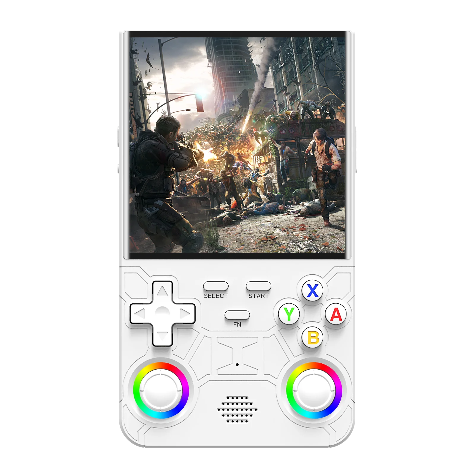 R36 Ultra Console Portable Retro Game 4‘’ IPS Screen Handheld Game Players Emulator Pocket Video Player 64G/128G image 3