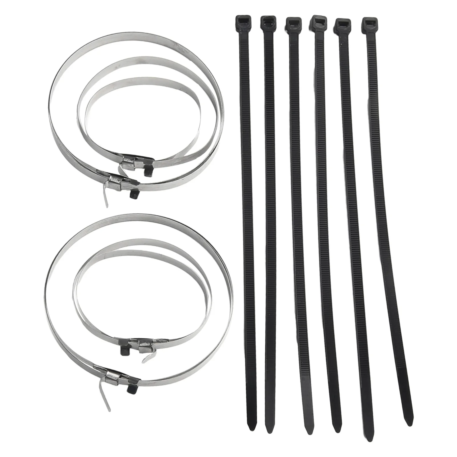 2 Set 23x6cm Silicone Rack And Pinion Steering Boot Pinion Boot Gaiter Boots+Cable Ties+Clamp Kit Accessories 2