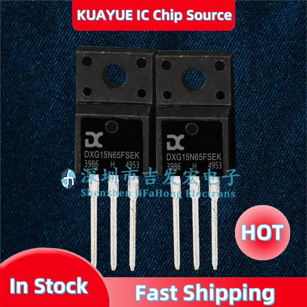 10PCS-30PCS DXG15N65FSEK  TO-220F IGBT  Fast Shipping In Stock