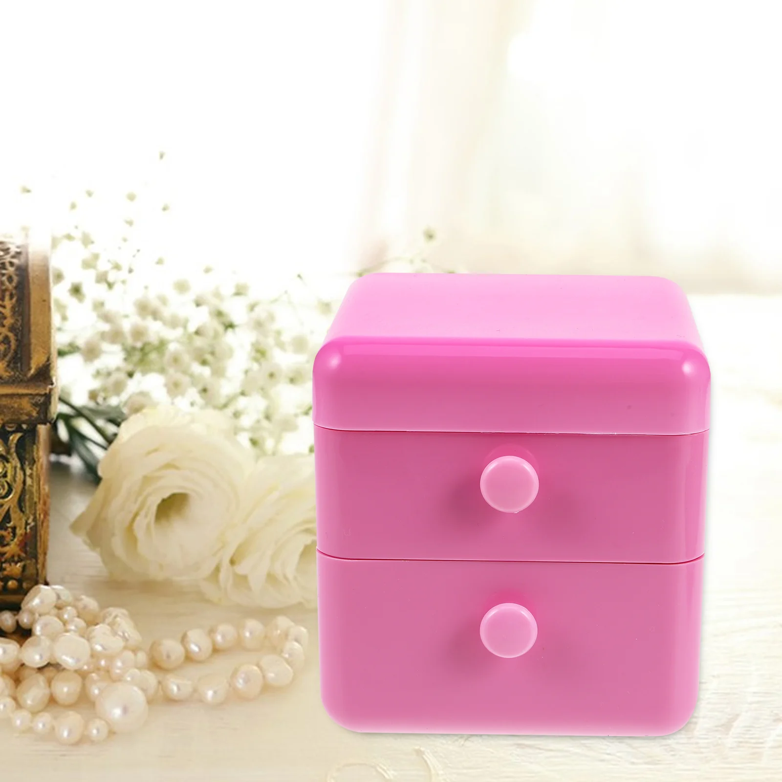

Stylish Chic Jewelry Storage Organizer Creative Accessory Box For Rings Necklaces Earrings Small Decorative Trinket Box Vintage