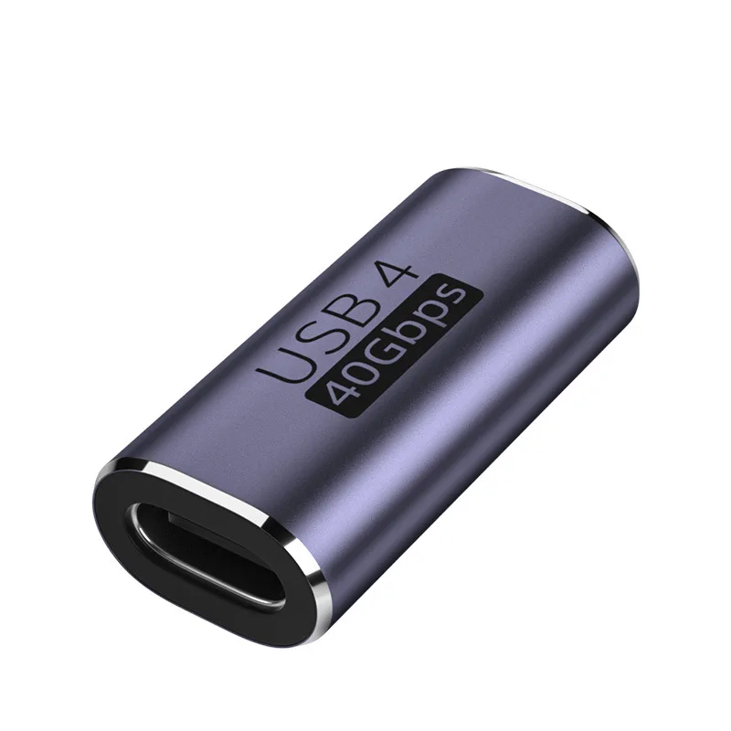 USB C أنثى إلى أنثى مقرنة المقرنة موسع 8K فيديو 100 واط شحن سريع لكابل USB4 Thunderbolt 4 40Gbps 3.2 OTG محول