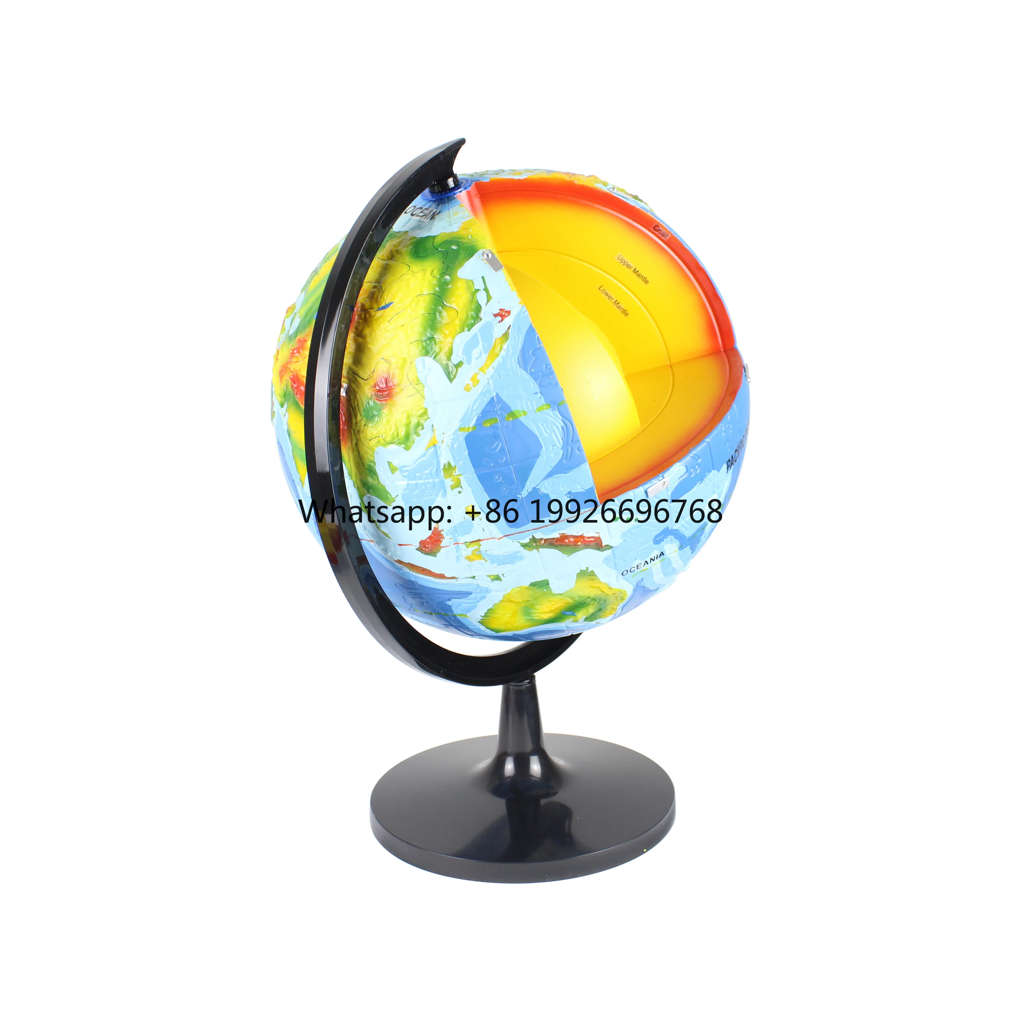 

Earth Internal Structure Model World Globe Educational Tool for Kids Birthday Gift Product factory