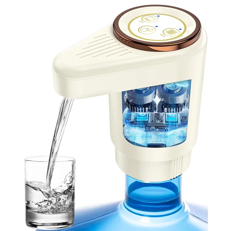 B98A-Water Dispenser, Portable Electric Water Bottle Pump With Timer Function,For 5 Gallon Bottles–For Home, Kitchen, Camping Us