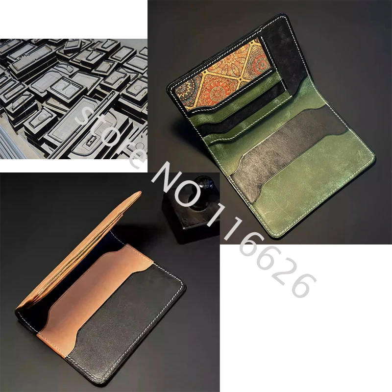 

Металлическая вырубная форма для самостоятельного изготовления изделий из кожи, набор вырубных ножей для паспортных фотографий, шаблон для ручной резки 14,5x11x2 см