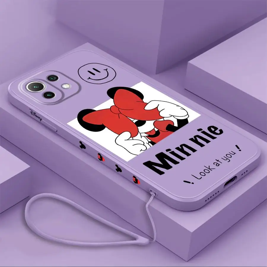 Disney Cute Mickey Mouse Phone Case for Xiaomi Mi 11 Lite12T  10T 11T Pro 13 pro Poco X3 Pro F4 F5 X4 X5 Pro X3 nfc Soft TPU