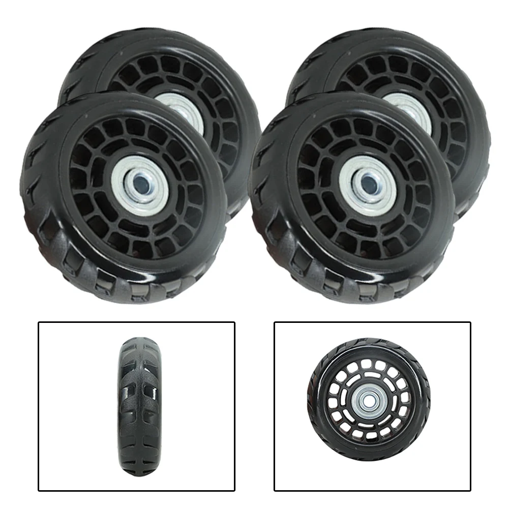 Plastic Suitcase Wheels Luggage Wheels Luggage Repair 4 Wheels Hacksaw Cutting Required High-strength Plastic Material