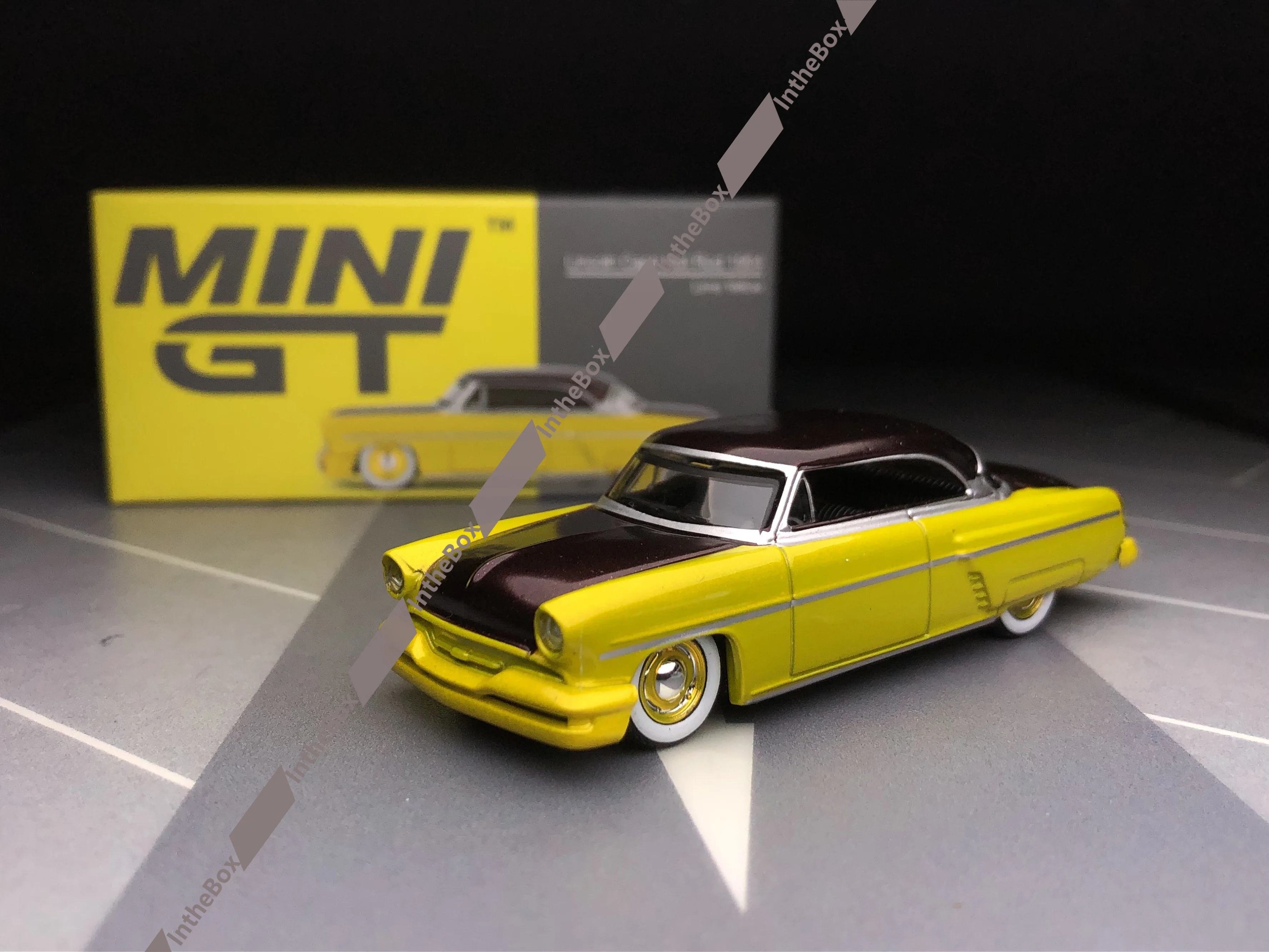 

2024 Mini GT #794 Capri Hot Rod 1954 Lime Yellow 1/64 Diecast Model Car Collection Limited Edition Hobby Toys