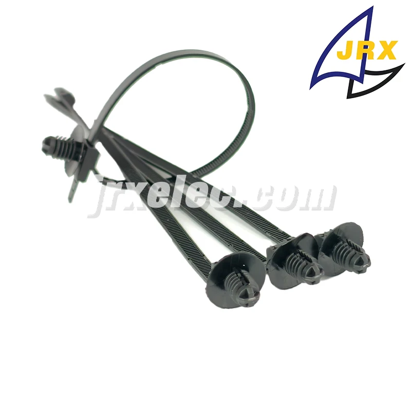 

157-00084 cable holder OS180FT7LH panel mount clip PA66 black cable routing organizer for wire harness
