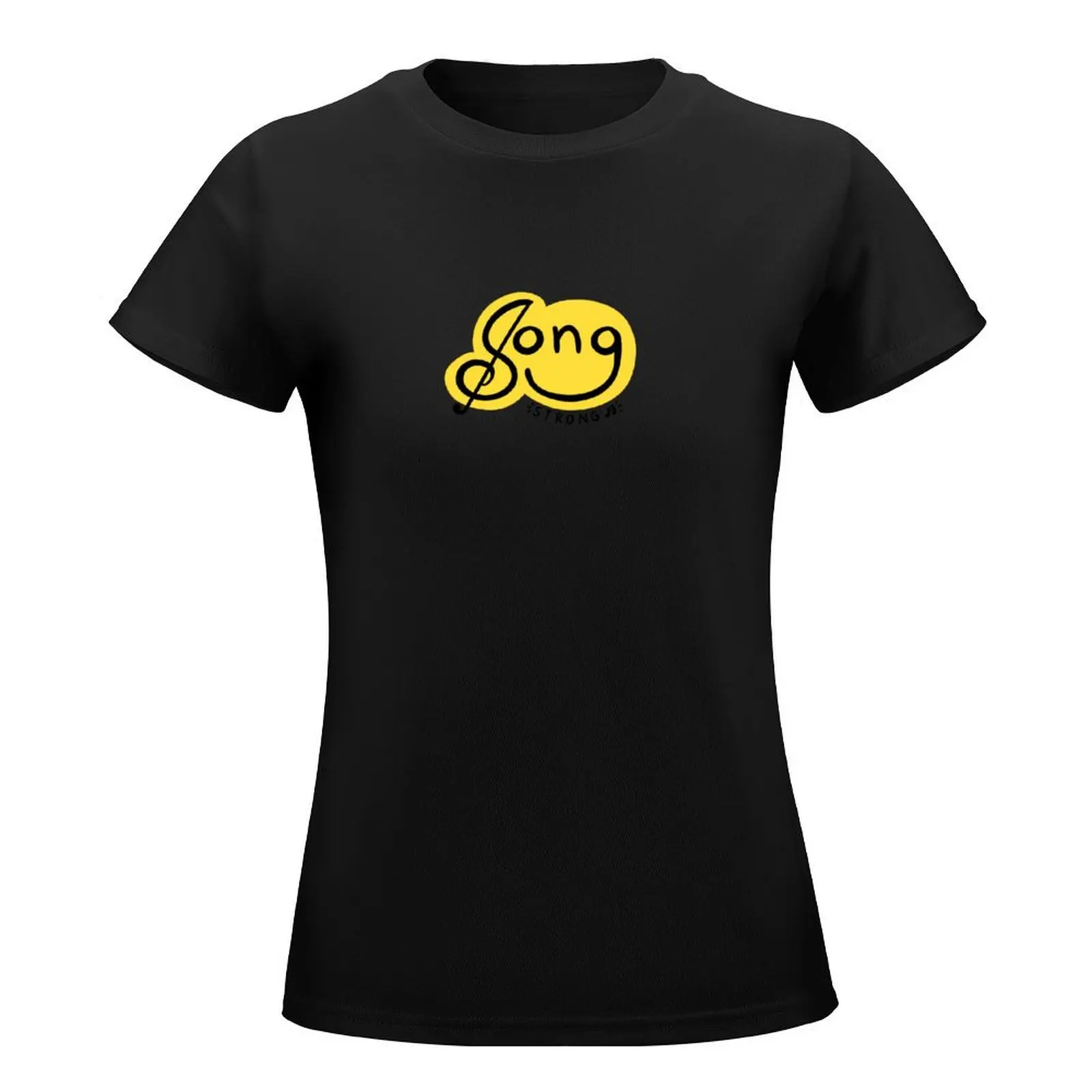 Song Strong T-Shirt lady clothes funnys heavyweights white t shirts for Women