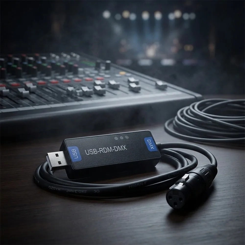 USB For RMD Wireless For Dmx512 Output Controller For Android For Stage Lighting With Ease 3-Pin XLR Plug-and-Play Cable