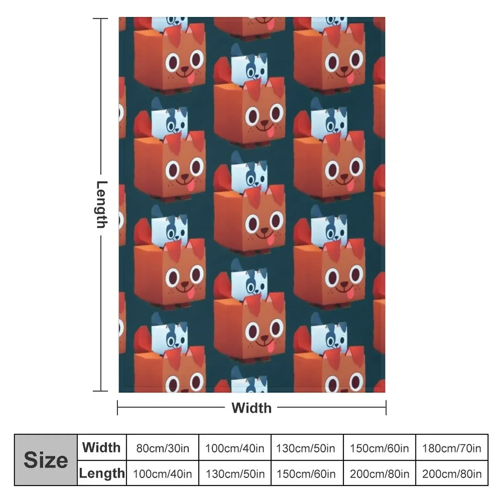 pet simulator x Throw Blanket couch cozy soft plush fuzzy picnic outdoor blanket