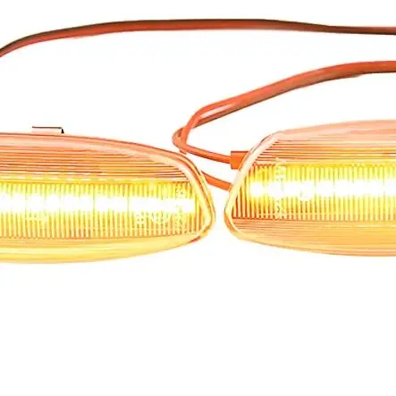 1 Pair Dynamic LED Side Marker Lights Turn Signal Light Blinker For Citroen C3 C4 C5 DS3 DS4 For Peugeot 207 308 3008 5008 RCZ