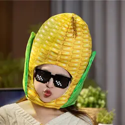 Corn Headgear Comfortable Role Play for Adults Creative Fancy Dress Head Cover