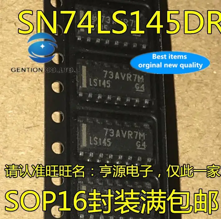 10pcs 100% orginal new in stock  SN74LS145DR 74LS145 LS145 SOP3.9MM