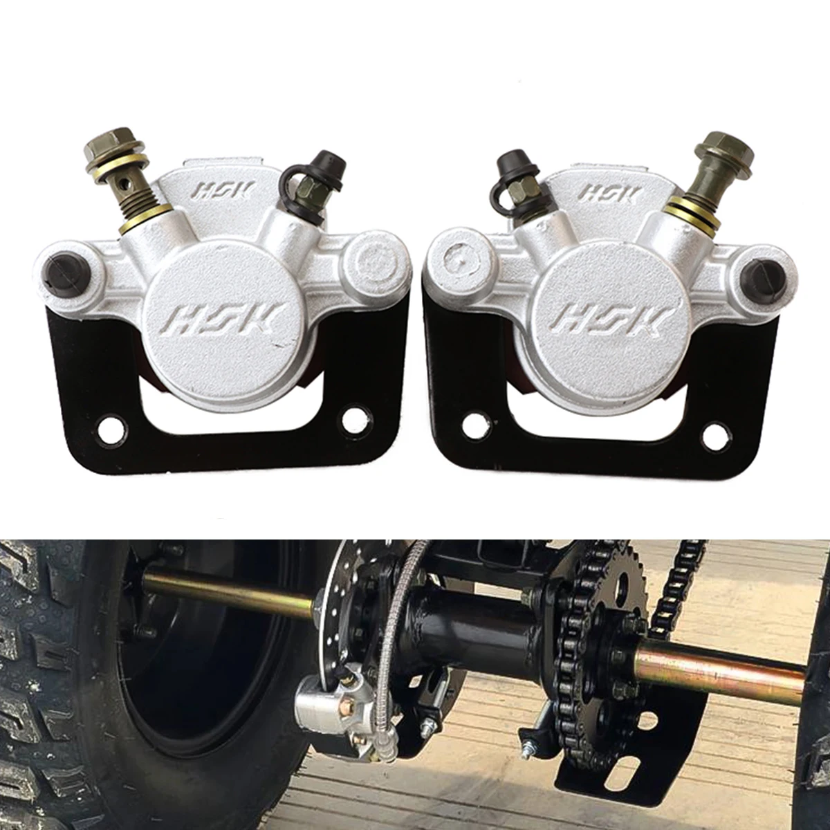 

Motorcycle Brake Caliper Hydraulic Disc Caliper Brake Lower Pump for ATV Go Kart Quad Bike Scooter Motorcycle Accessories