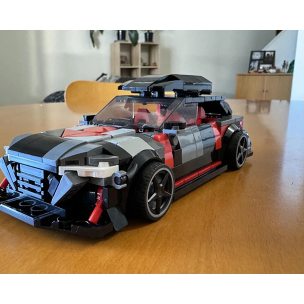 MOC Speed Champion City Car Jouet pour enfants, 380 pièces, célèbre marque, voiture de sport, modèle de construction, nuits, technologie, course, créatif, cadeau