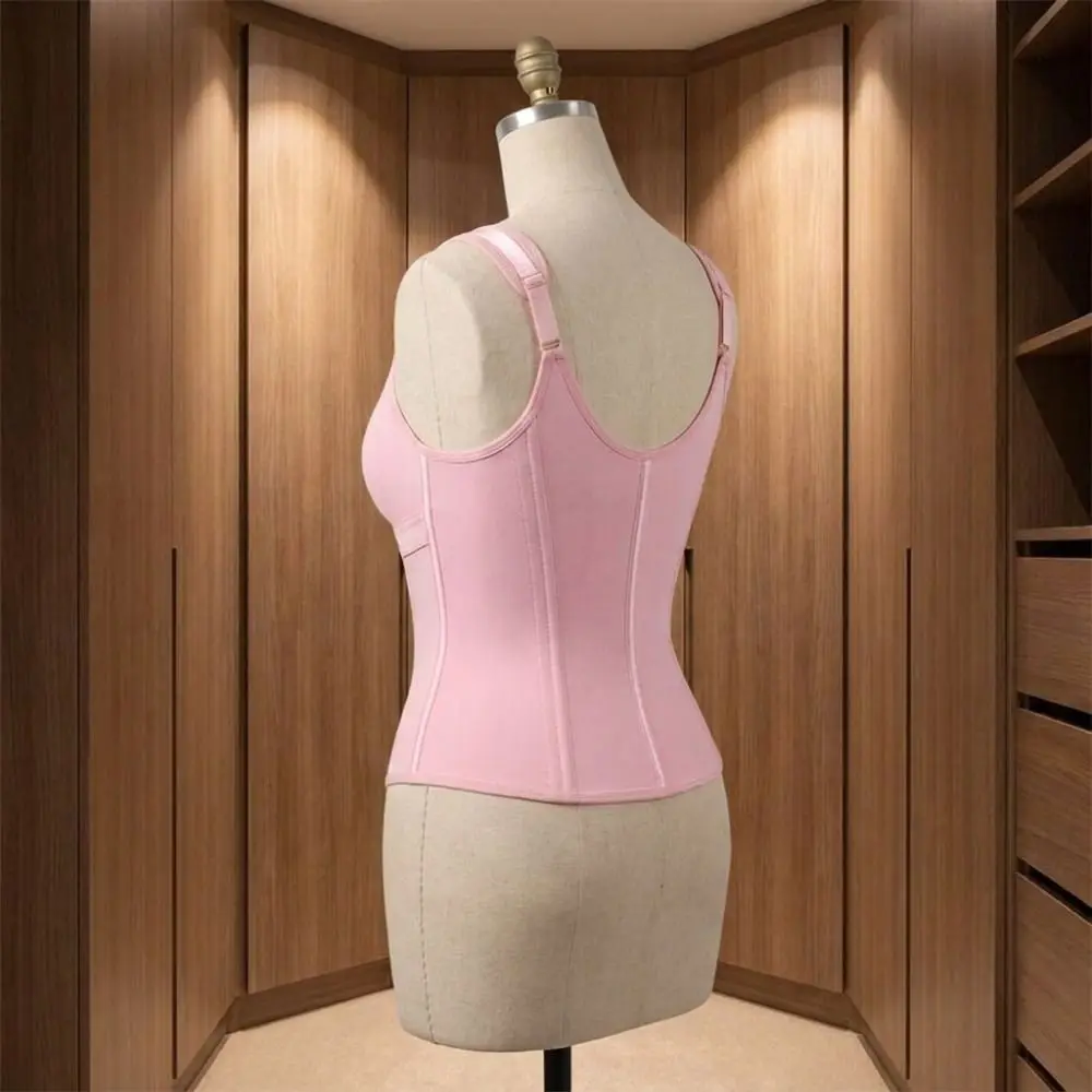 Nahtlose Bauchkontrolle Shapewear Bauchstraffung Postpartum Body Shaper Taillentrainer mit Reißverschluss und Schnalle – Detail 6