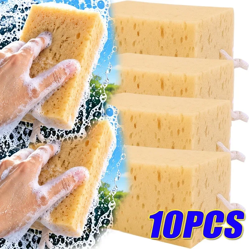 Car Wash Sponge Large Honeycomb Design for Vehicle Body Cleaning Motorcycle Washing Detailing Exterior Surface Care Handy Tools
