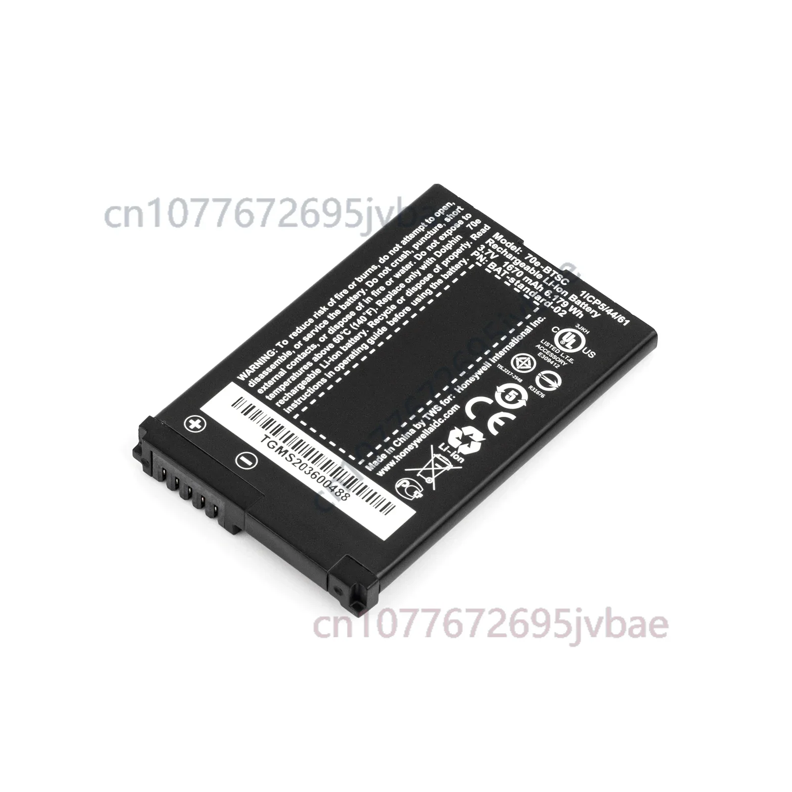 Honeywell BAT-STANDARD-01/02 70E-BTSC Scanner Battery | 1670mAh for Dolphin 60E/70E/75E