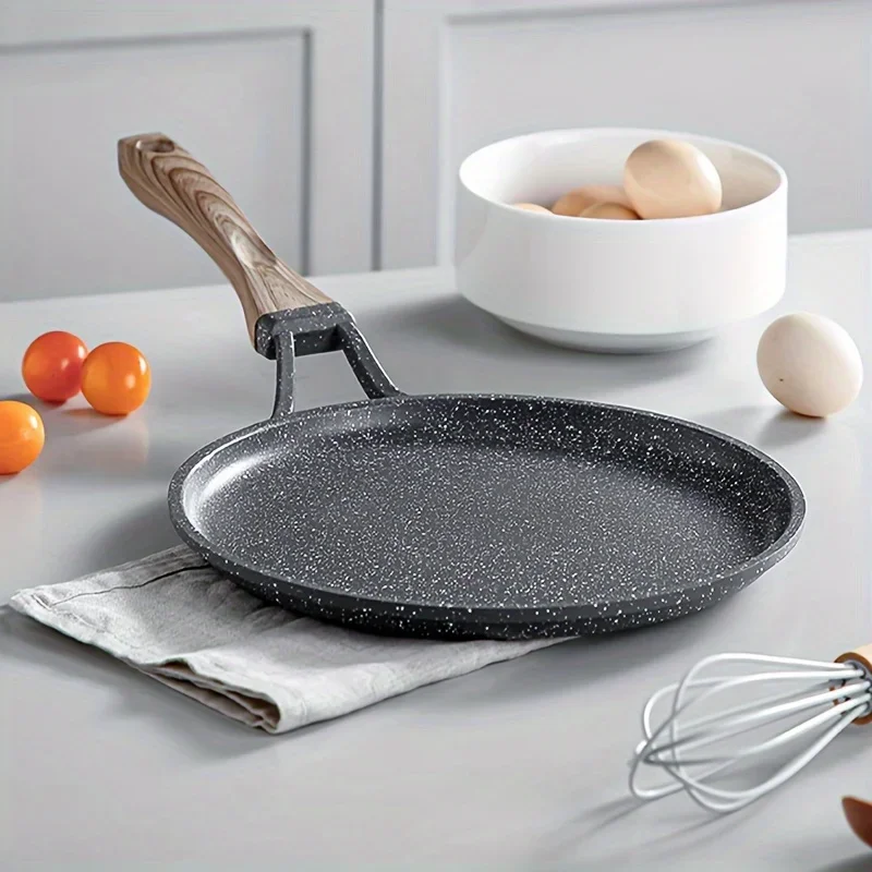 Household non-stick skillet, cake pastry special frying pan, egg breakfast pan flapjack pancake pan, suitable for all stoves