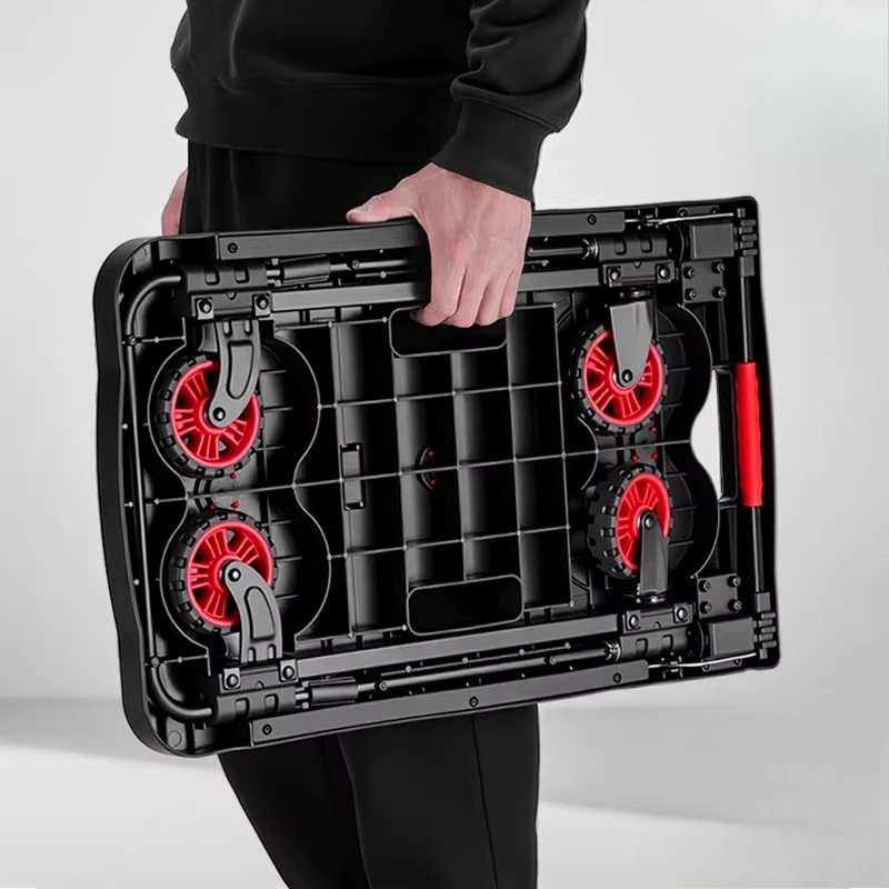 

Flat truck, trolley, cargo trailer, folding trolley, light and soft, portable, home handling trolley