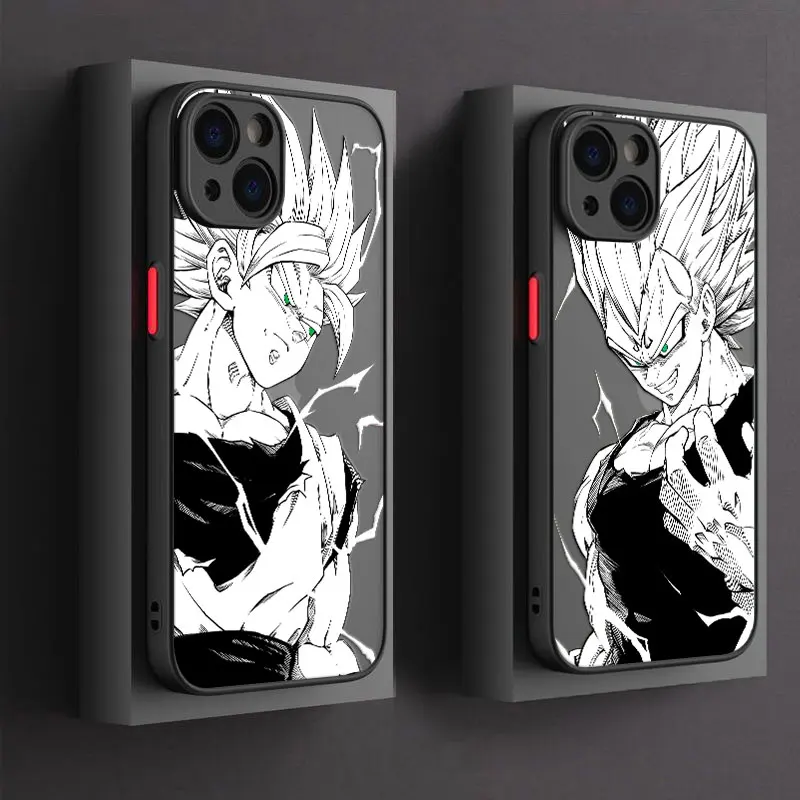 Dragon- Anime Balls Vegetas Phone Case For iPhone 15 Pro Max Case 14 13 11 Pro 12 Mini XS 8 Plus for iPhone 11 Coque Matte Cover